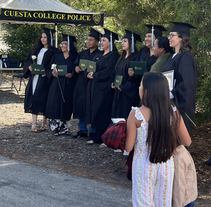 Cuesta graduates pose together, creating memories of a special day on May 23.
